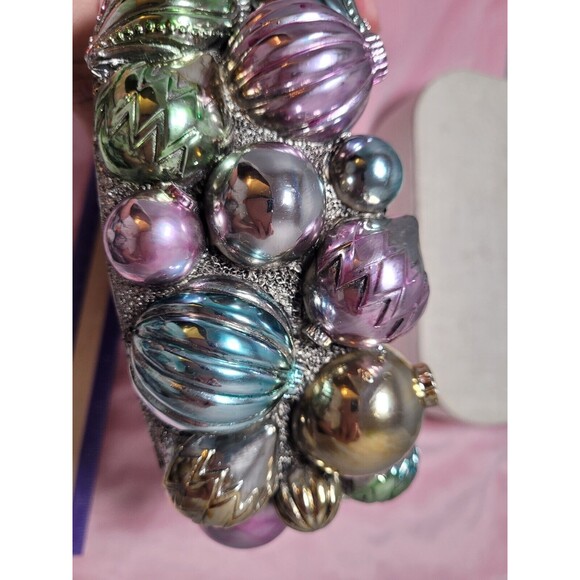 Rare Homeworx By Harry Slatkin Decorative Christmas Ornaments Candle Holder - Picture 8 of 8